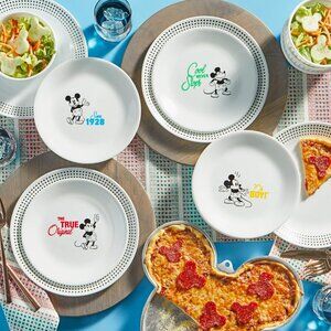 Corelle Vitrelle 12-Piece-Dinnerware Set, Dsney's Mickey Mouse
